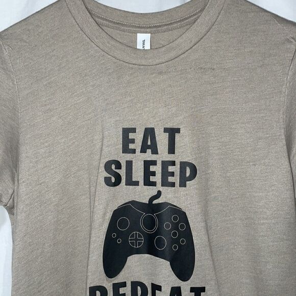 Eat sleep repeat T shirt - Picture 2 of 8